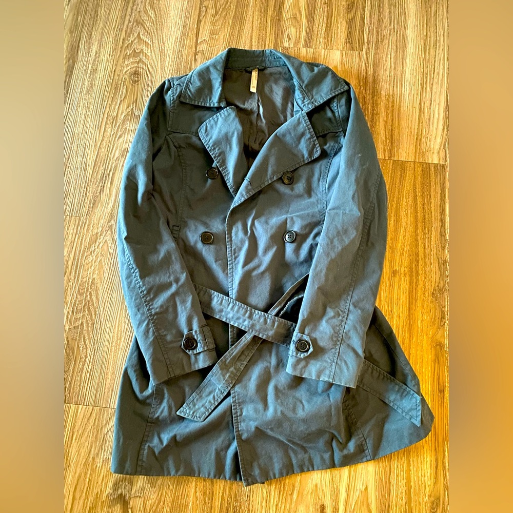 Steel Blue Coat with Sash